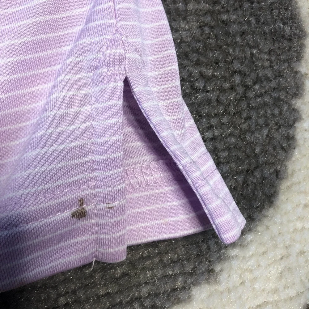 Callaway Polo Shirt Mens 2XL NWT Pink Striped Short Sleeve Golf - Picture 7 of 14